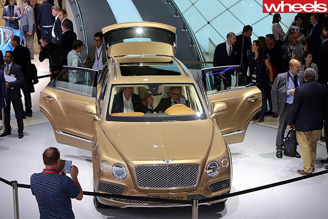 Bentley -car -frankfurt