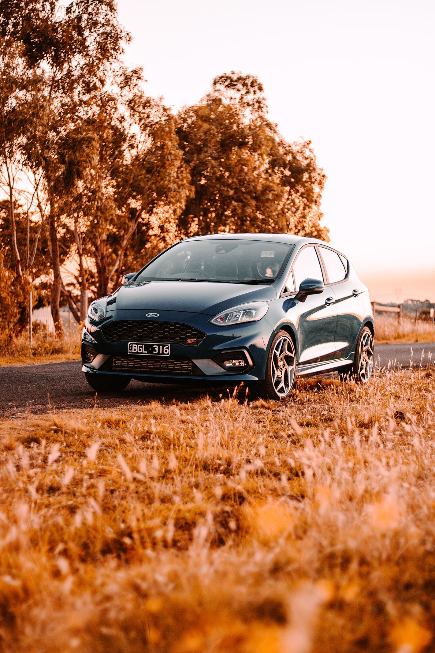 Ford Fiesta ST sunset