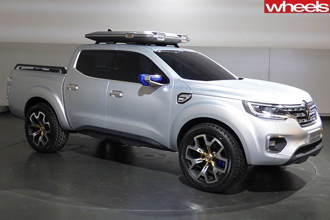 Renault -Alaskan -front -side -showroom