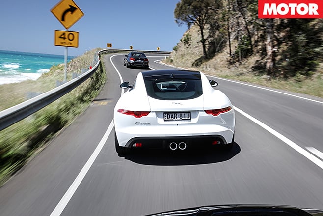 Jaguar f-type rear