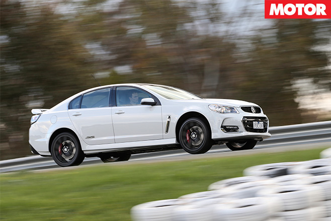 Holden commodore LS3 SS driving