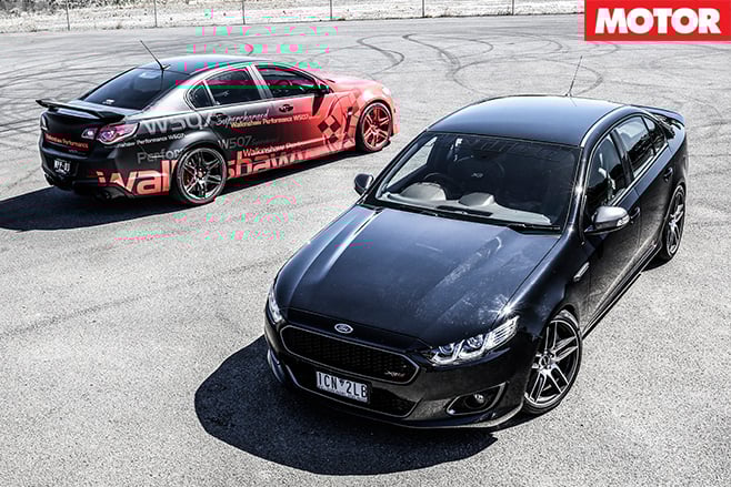 Herrod Motorsport XR8 vs Walkinshaw W507 still