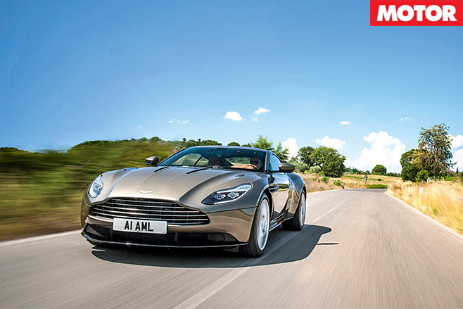 Aston Martin DB11 front -driving