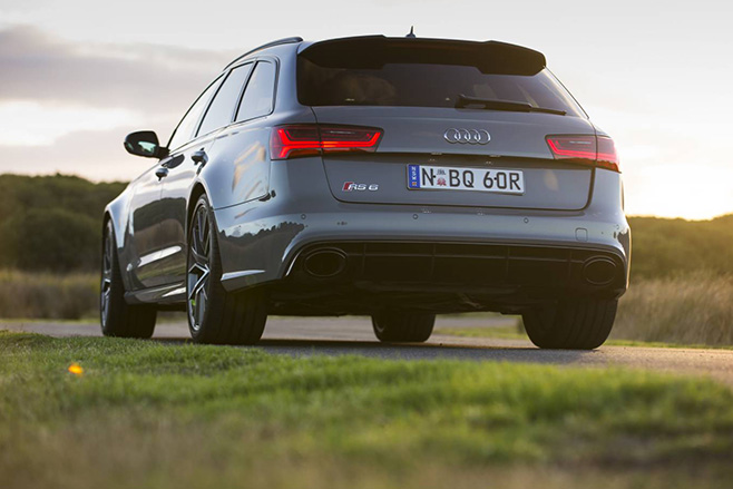 Audi RS6 rear
