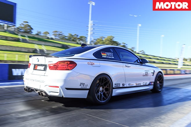 City performance bmw m4 start