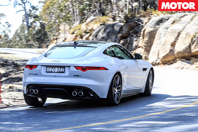 Jaguar f-type rear
