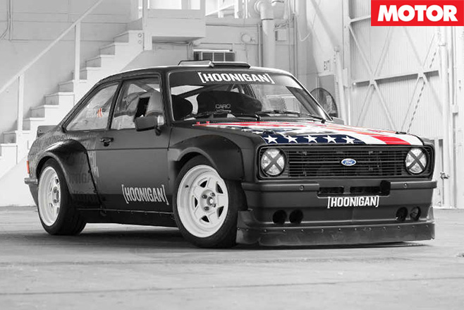 Ken Block's Gymkhana Escort side