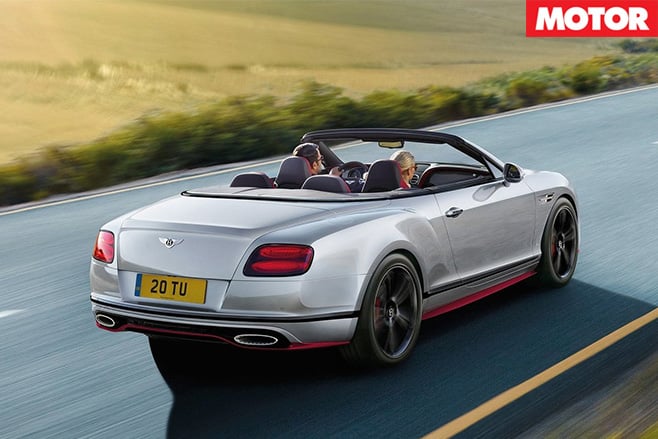 Bentley Continental GT Speed Black Edition rear