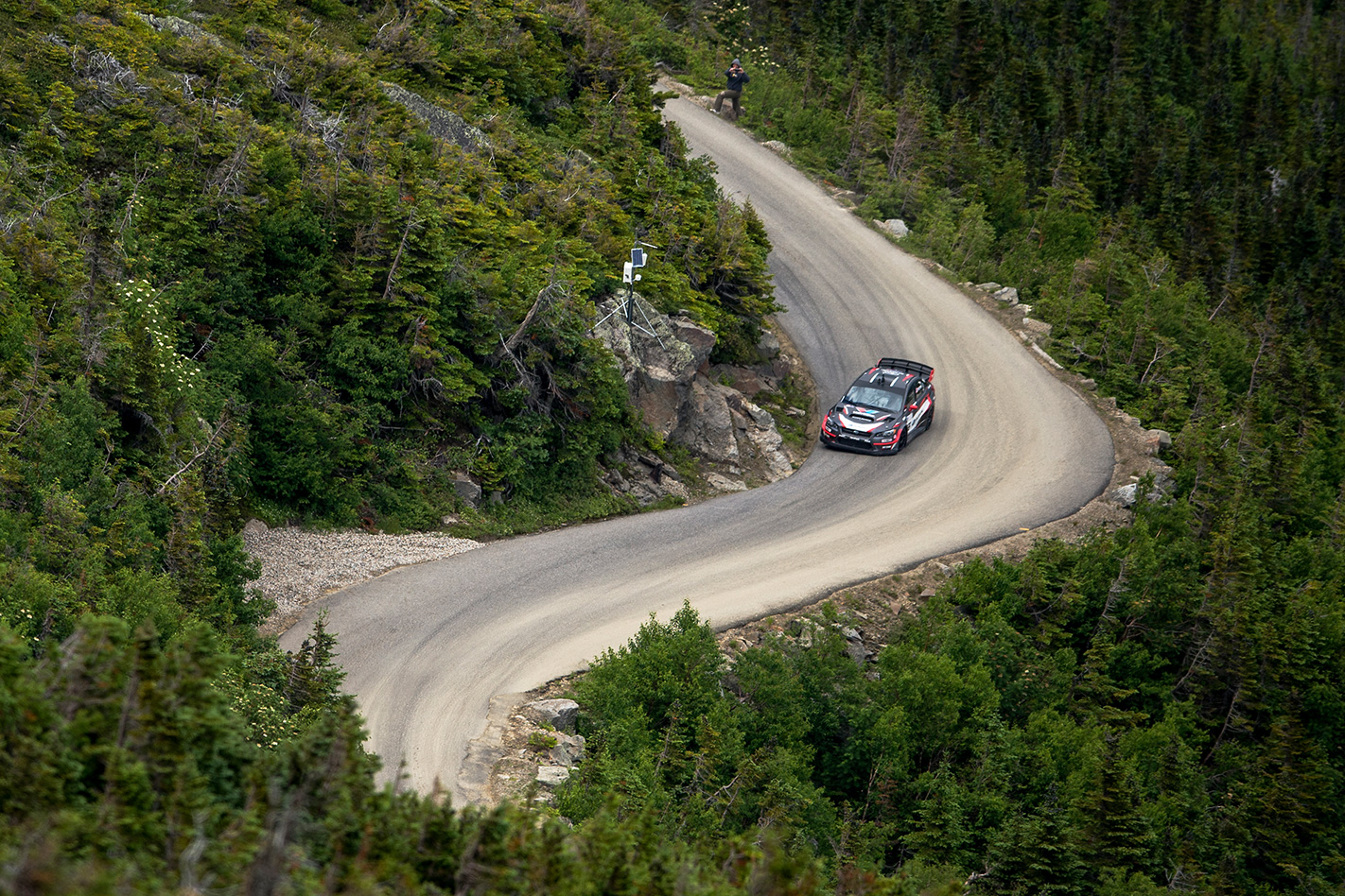 450kW Subaru WRX STI on Mt Washington