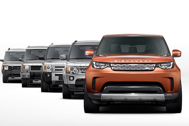 Land Rover Discovery historical models