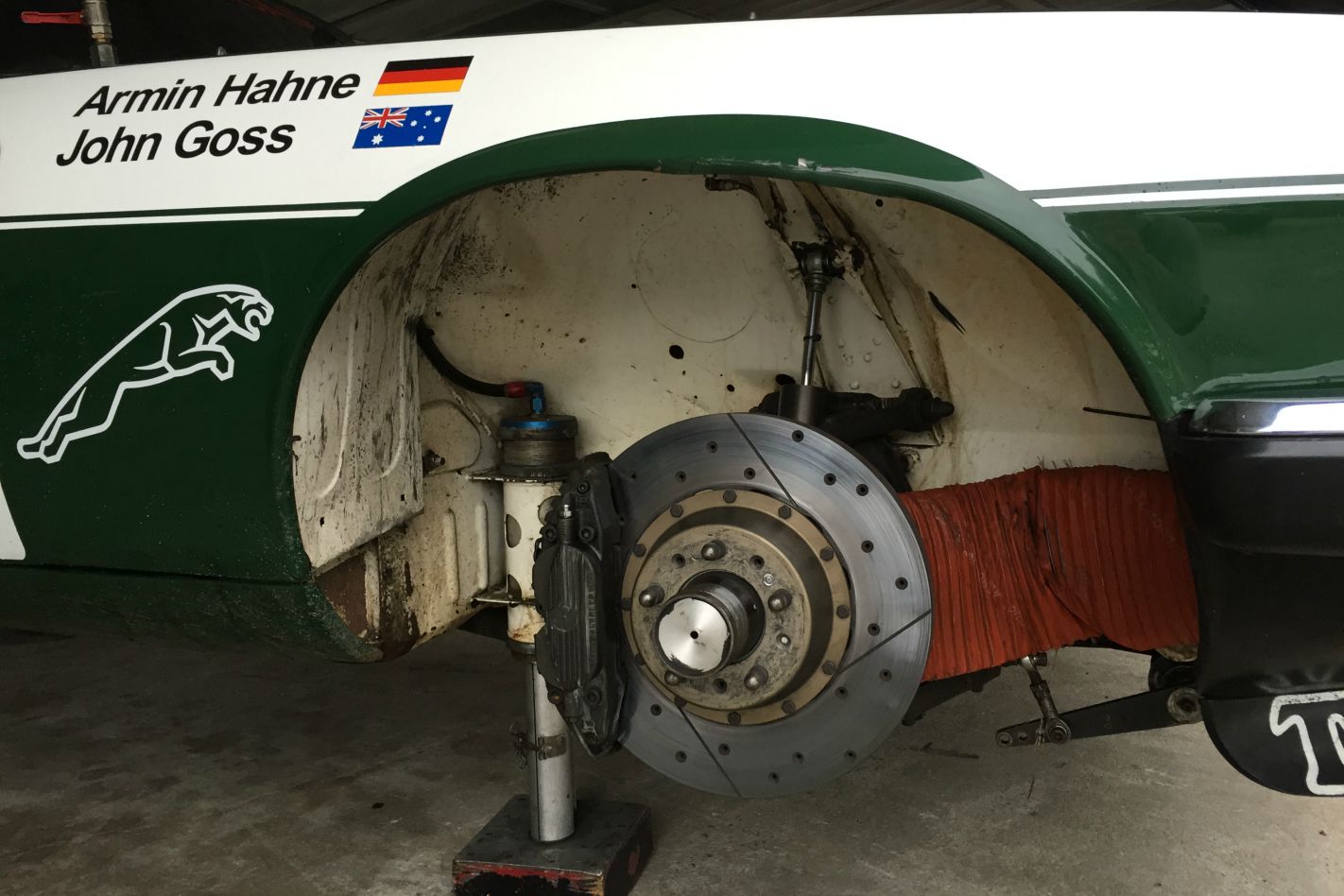 TWR Jaguar XJS onboard at Winton