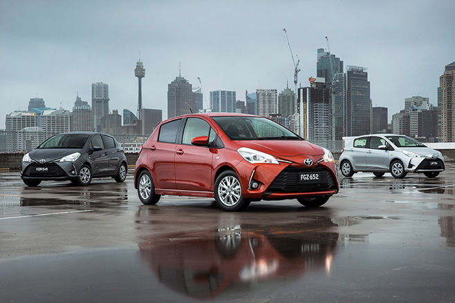 2017 Toyota Yaris range