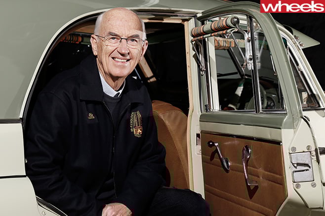 Don -Loffler -Holden -Historian -in -classic -car