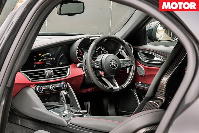 2017 Alfa Romeo Giulia QV interior