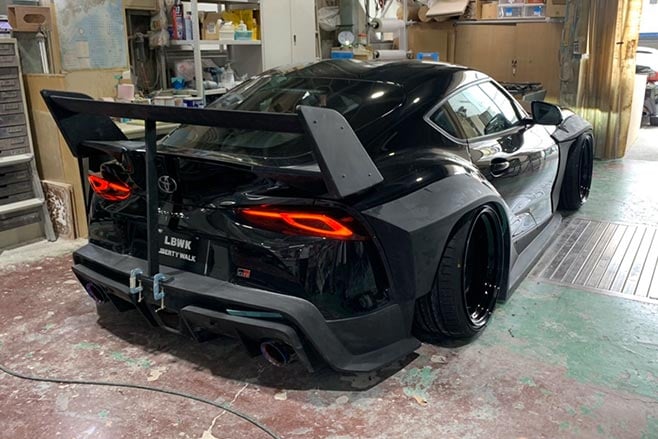 Liberty Walk Toyota Supra widebody prototype