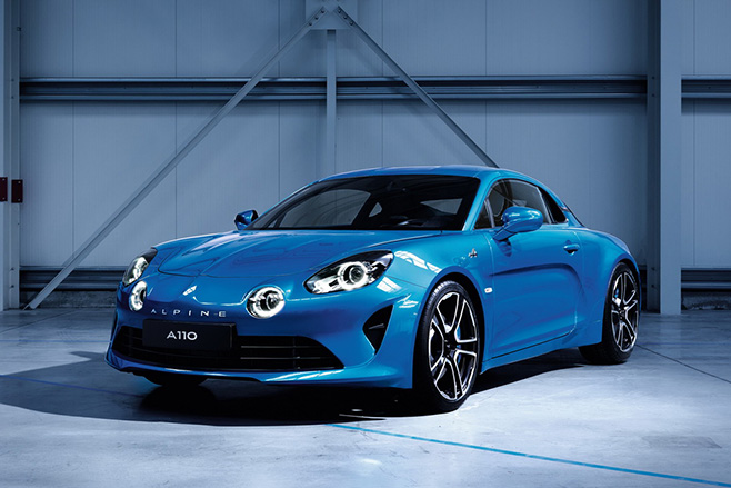 Alpine A110 front side