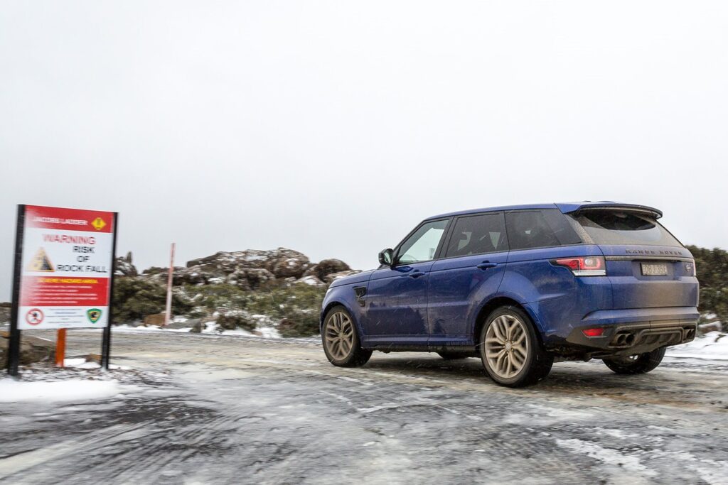 Ranger Rover Sport SVR drives Tassie