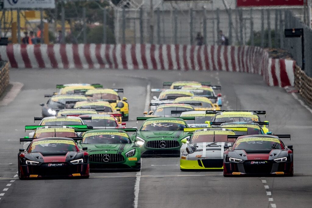 Audi R8 LMS flips, still wins race