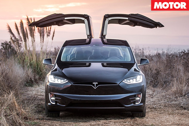 Tesla Model X front