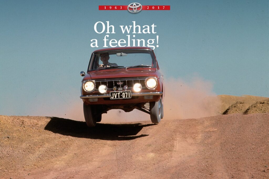 Toyota 1963 2017 Oh what a feeling
