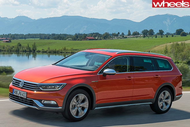 VW-Passat -side -front
