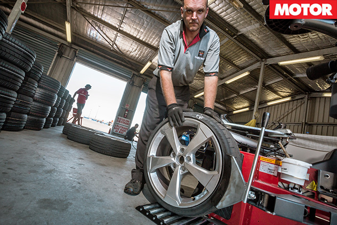 Tyre changing