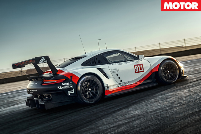 2017 Porsche 911 RSR side