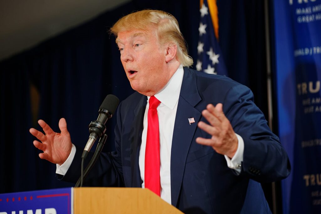 US President Donald Trump