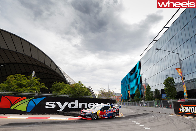 Van Gisbergen on track