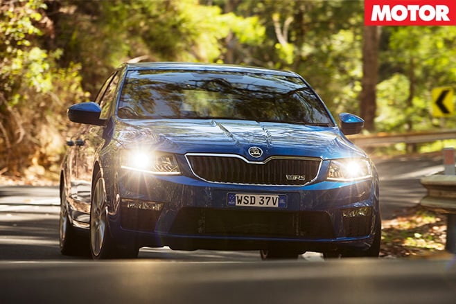 Skoda Octavia RS driving -lights