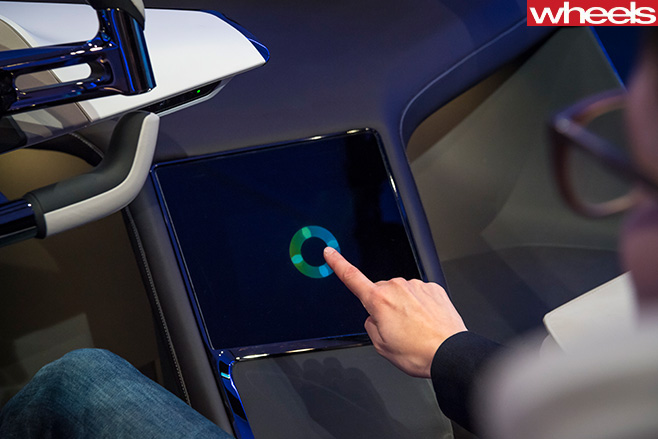BMW i Inside Future hologram interior concept car