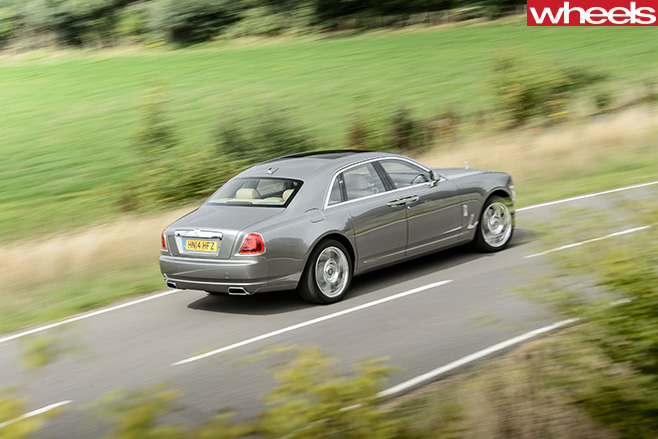Rolls -Royce -Ghost -driving -top -side