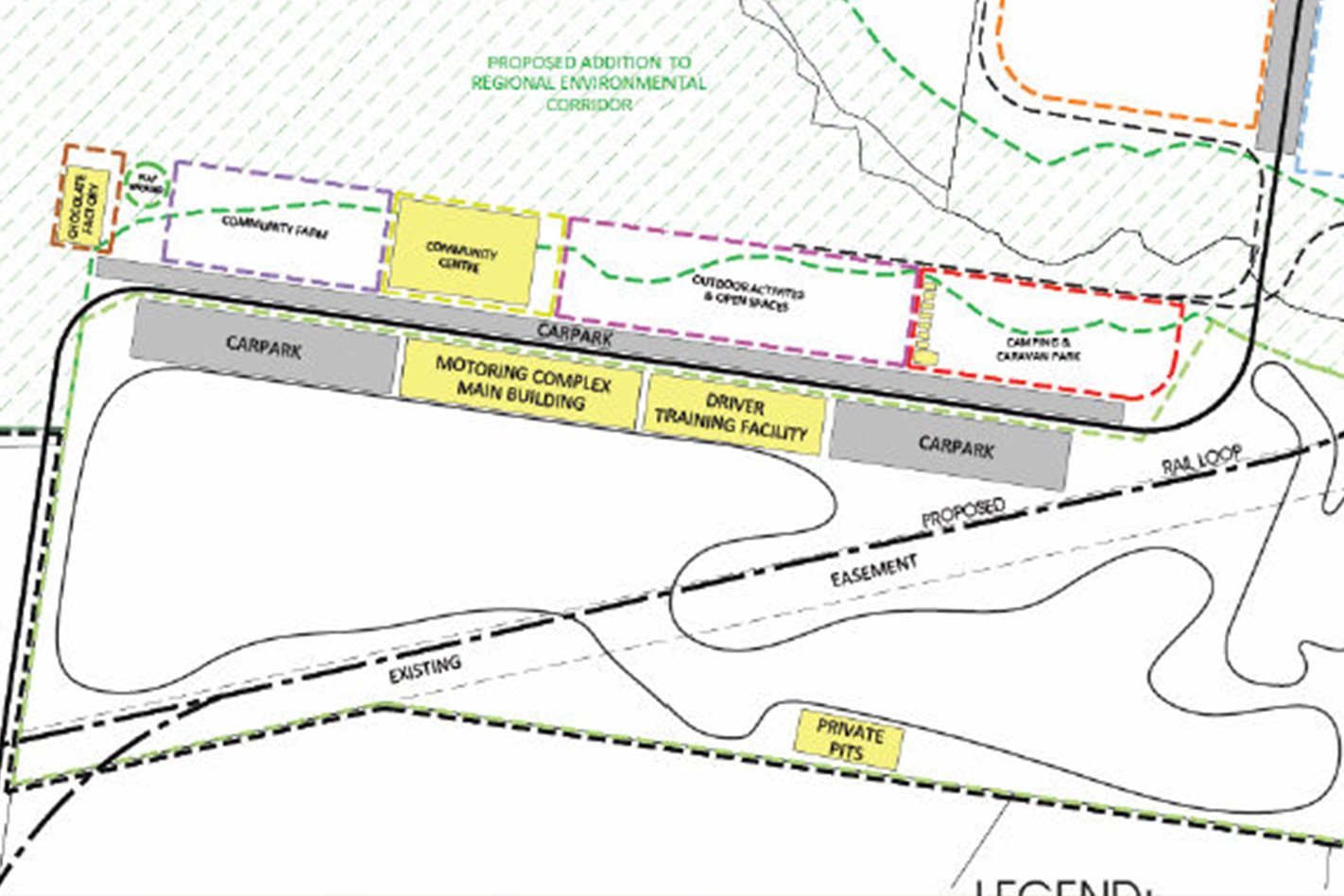 Casar Park raceway project on hold