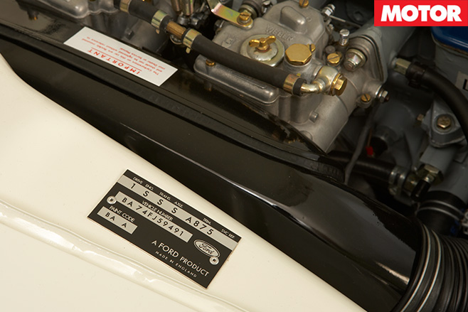 1966 lotus cortina vin numbers