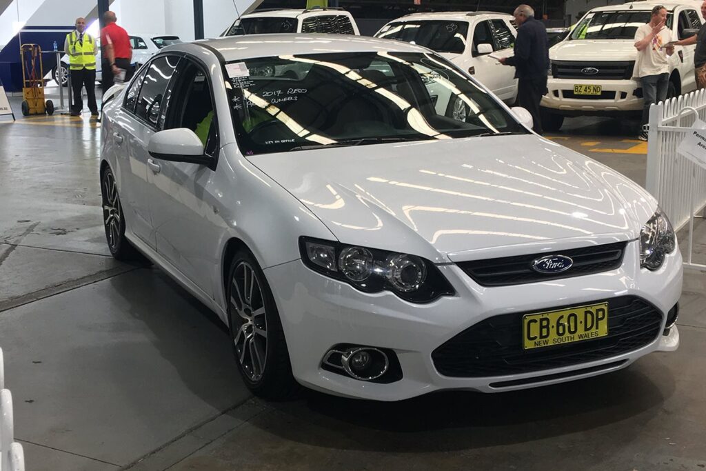 ex police ford Falcon front