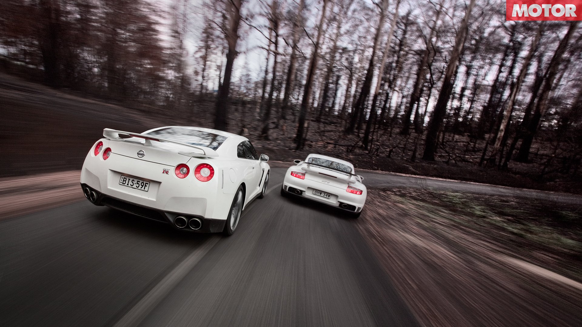 Nissan GT-R versus Porsche 911 GT2