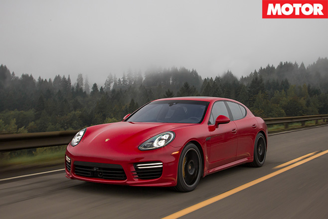 Porsche Panamera Turbo S driving