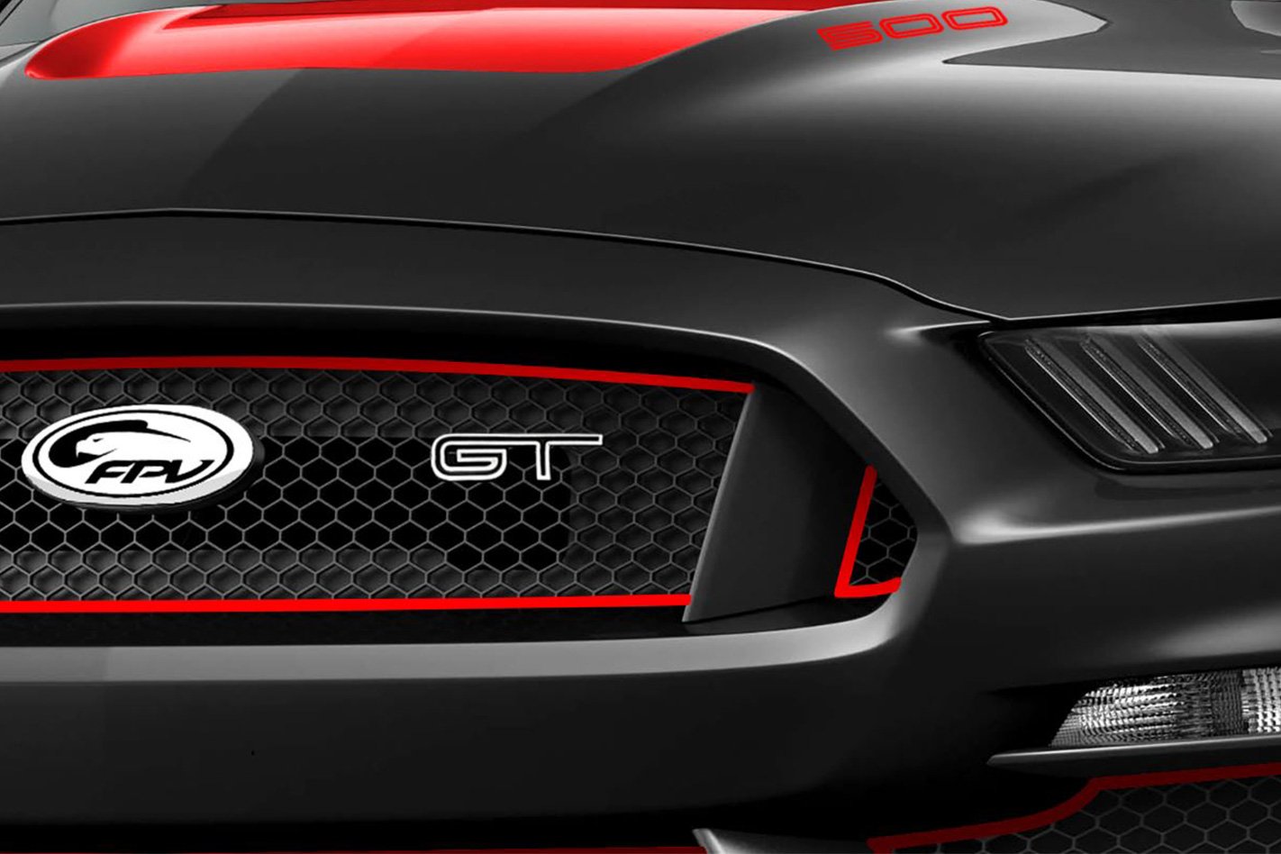 FPV Mustang badge