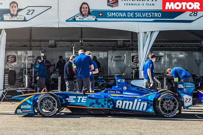 Formula -E-car -side