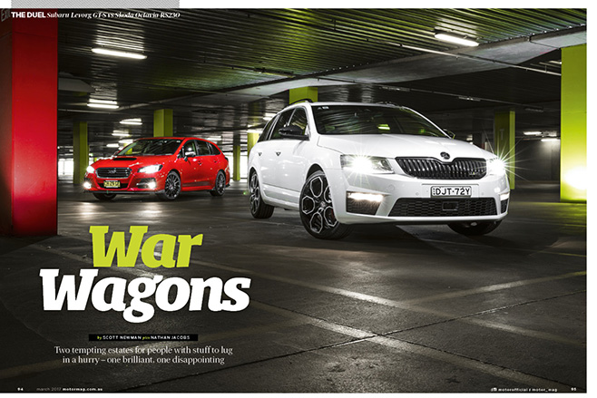 Skoda Octavia v Subaru Levorg