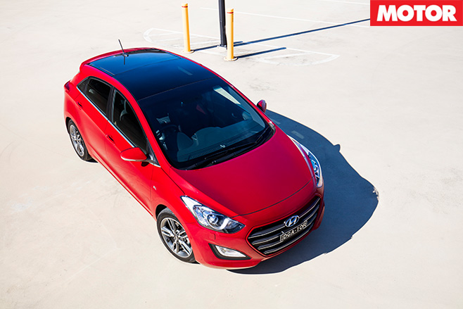 Hyundai i30 SR top view