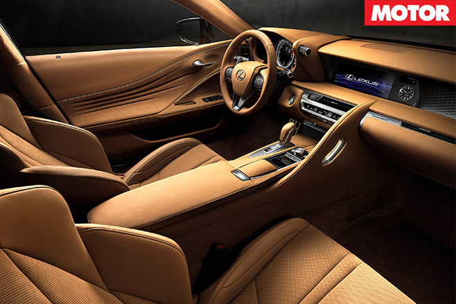 Lexus LC500 interior