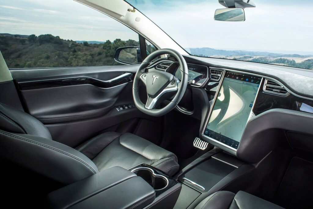 Tesla interior
