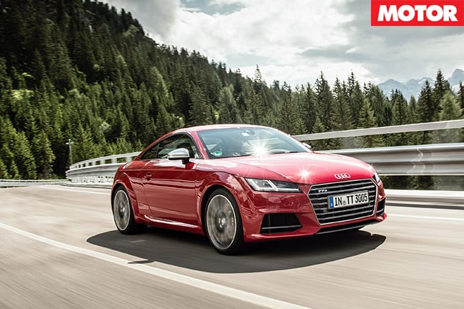 Audi tts driving