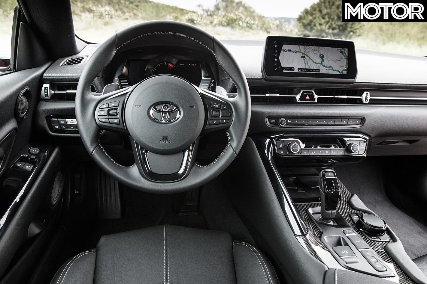 Toyota Supra GR interior