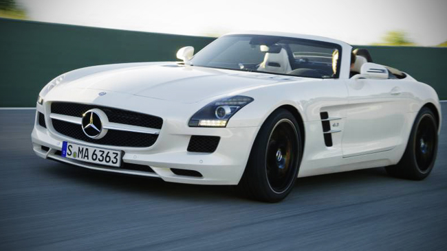 SLS AMG roadster revealed
