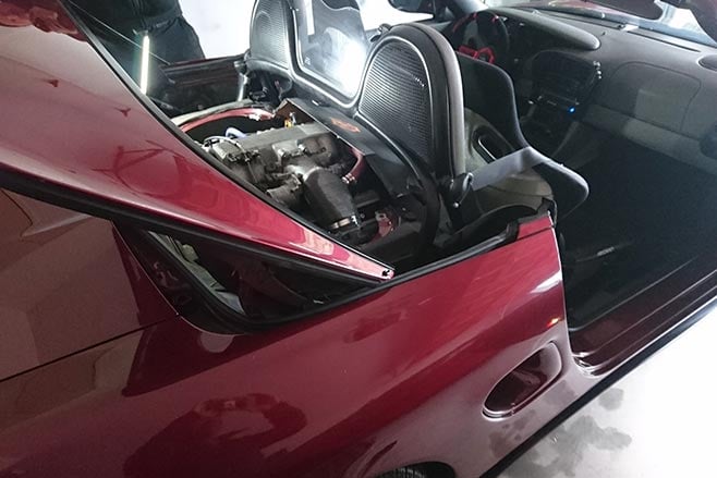 Porsche Boxster Toyota 1UZ engine