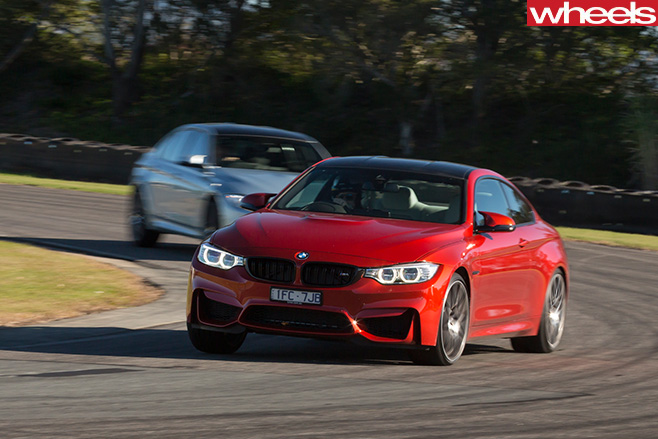 BMW M4 track