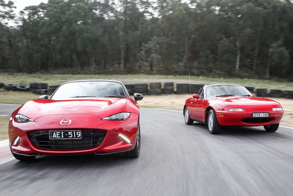 Mazda MX-5 old vs new