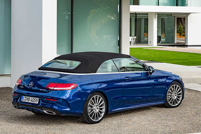 Mercedes C-Class Cabrio Rear Side